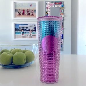 Starbucks Ombré Blue/Pink 24OZ tumbler